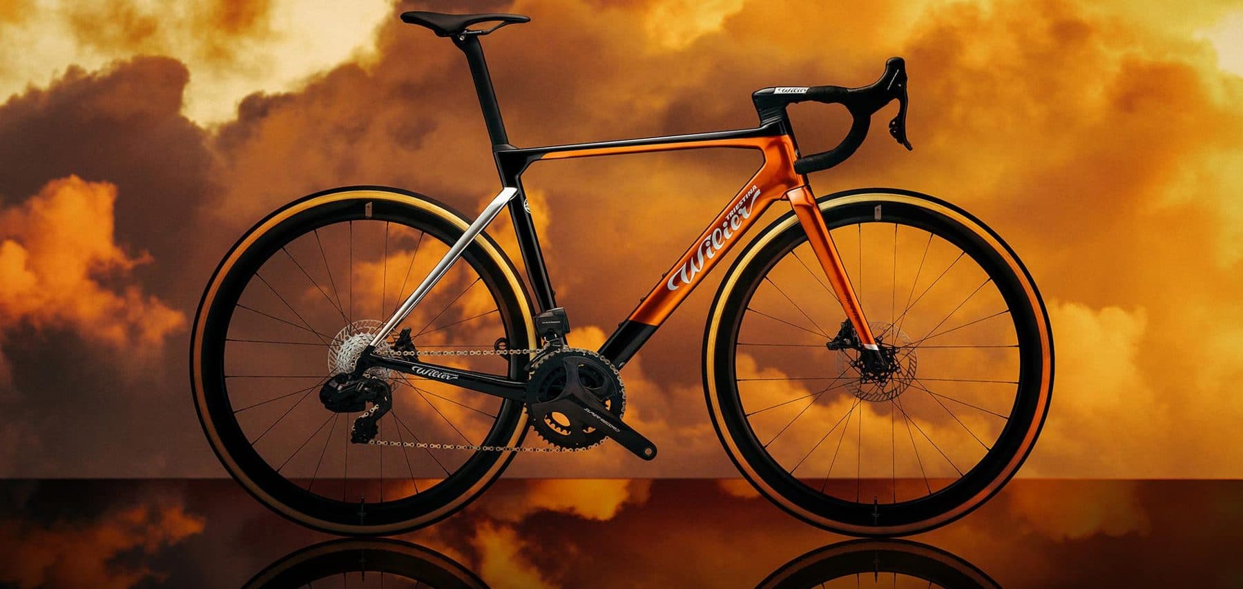 銅色のラマートカラーのWilier FILANTE SLR