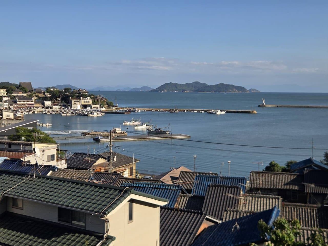 セレーノからの鞆の浦の港