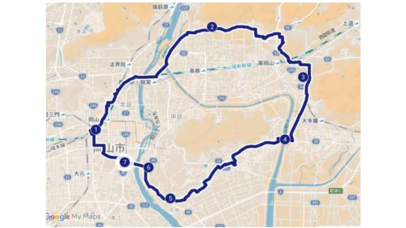 【11/15(日)】ロジポタ de 岡山市街地|通り抜け路地をつないだ28kmのポタリング