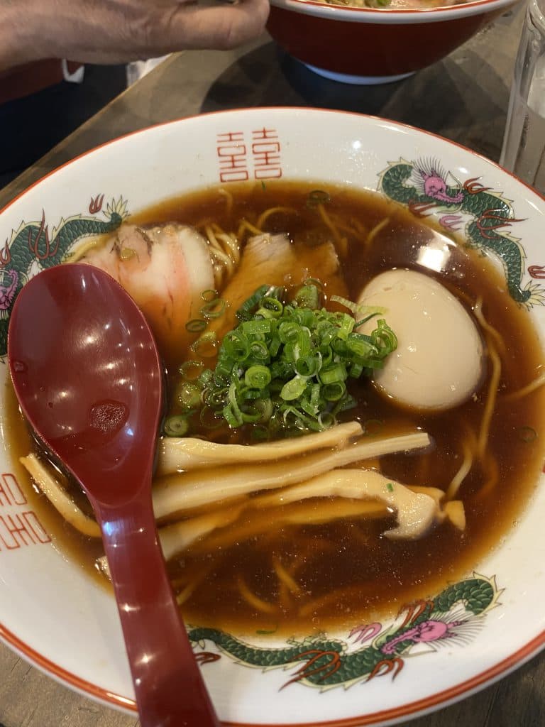中華そば 真タタ備で食べたラーメン