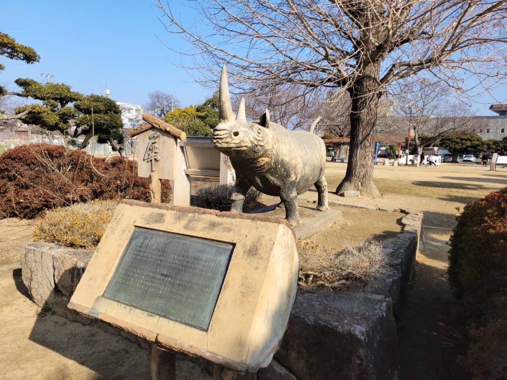 西大寺観音院犀の由来