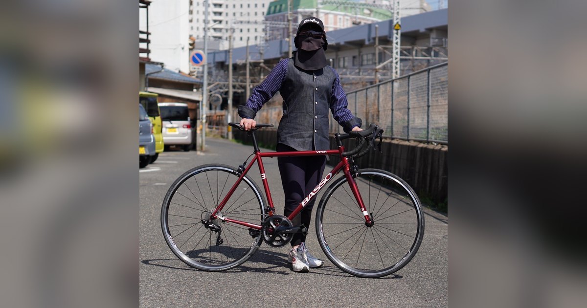 cycleZオリジナル デニムシャツ（レディース）の作りを見る｜岡山の自転車店