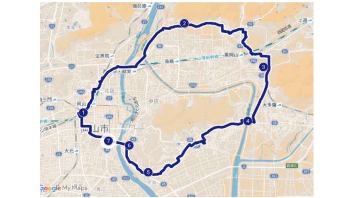 【11/15(日)】ロジポタ de 岡山市街地｜通り抜け路地をつないだ28kmのポタリング